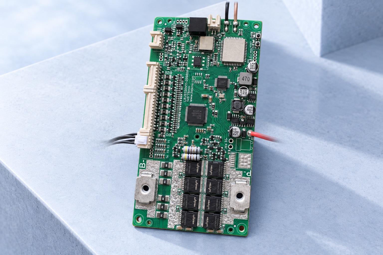 Battery management system PCB for electric and battery-powered products