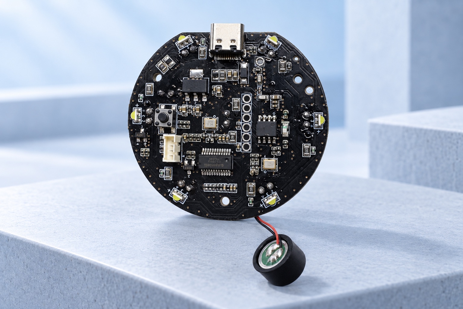 AI voice processing PCB for product integration