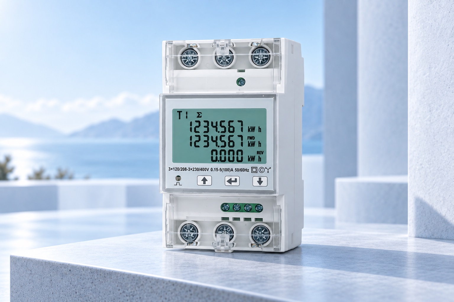 Three-phase smart energy meter product design