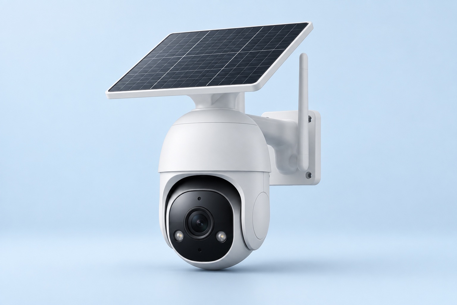 Solar-powered cellular security camera product design