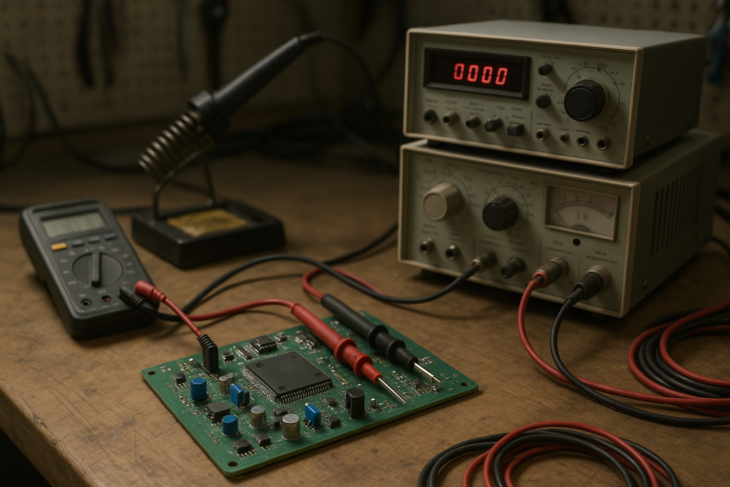 Electronics engineering bench